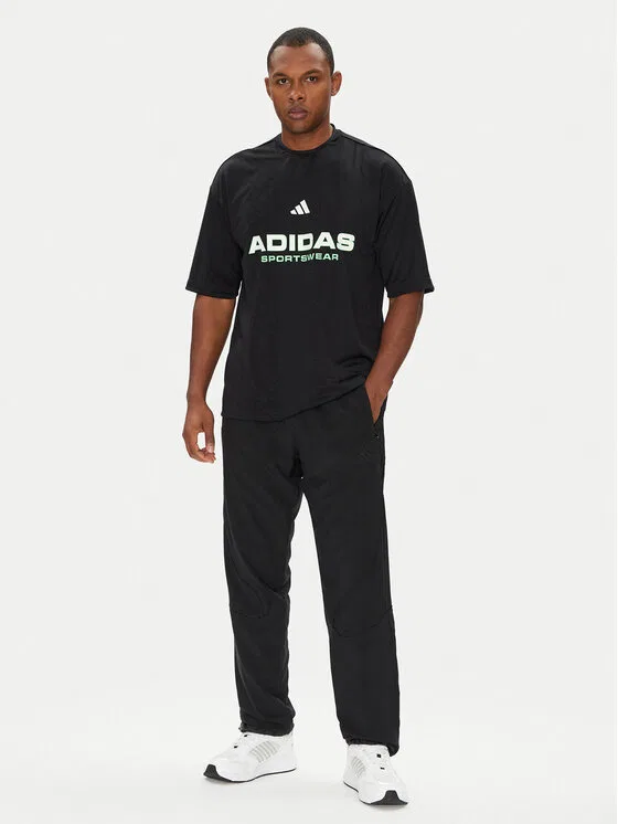 Футболка loose fit Common Goal Adidas, черный — фото 2