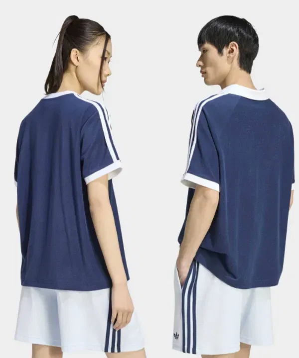Футболка с коротким рукавом Terry Cali Tee, Adidas, ночной индиго — фото 2