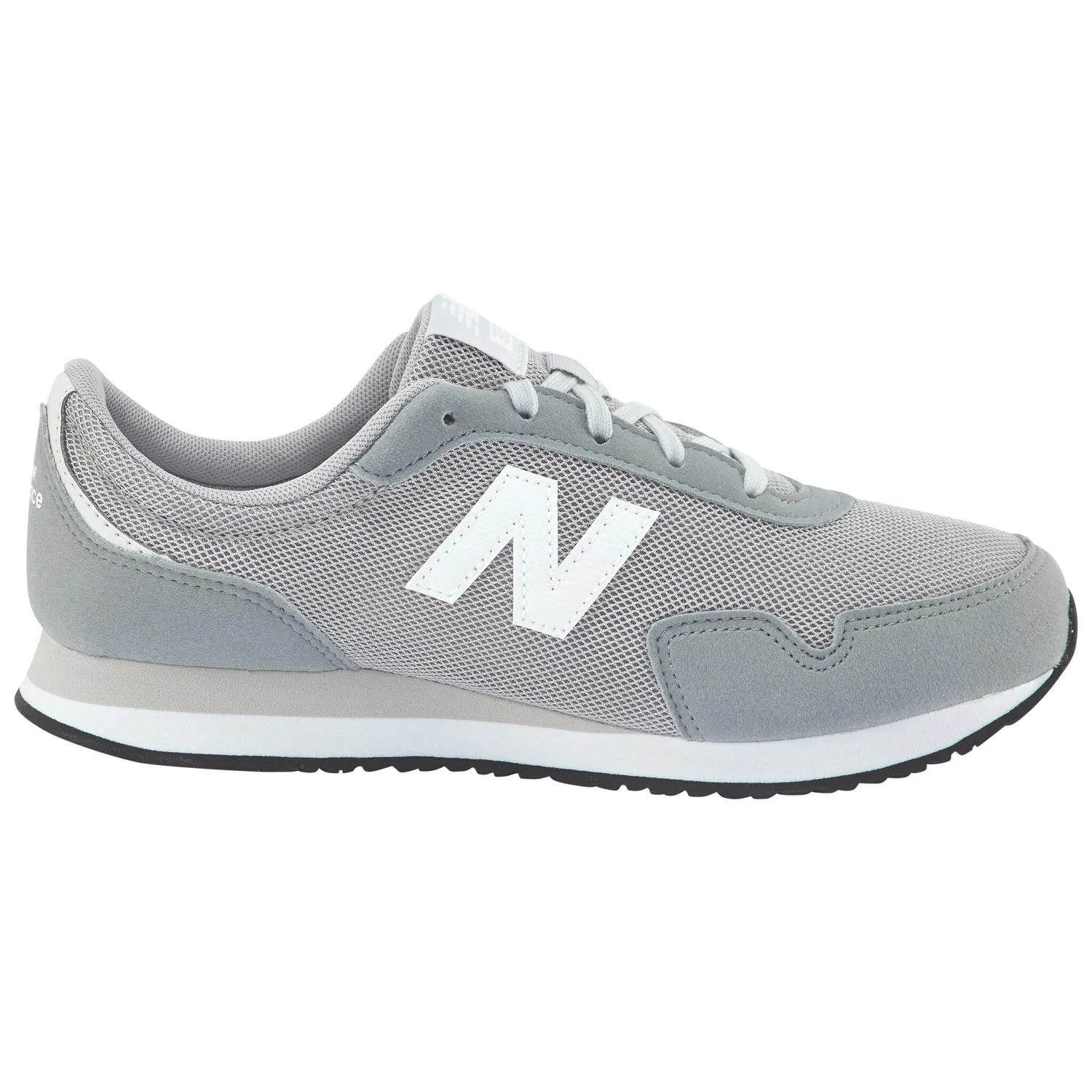 Детские кроссовки на шнуровке New Balance, Slate Gray/White — фото 3