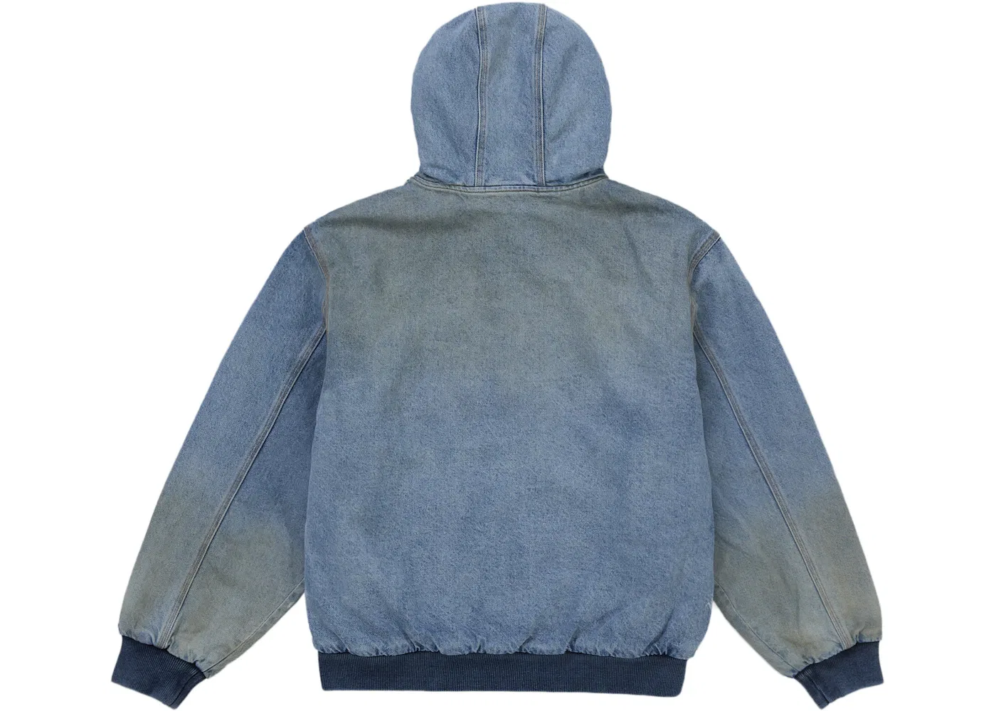 Мужская куртка с капюшоном с принтом Jacket Supreme, Denim — фото 4