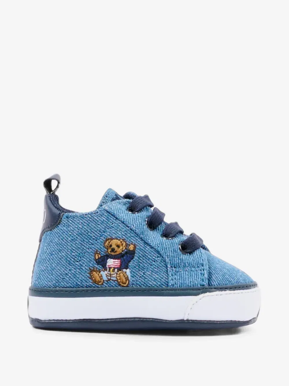Кроссовки с закругленным носком POLO RALPH LAUREN KIDS, синий — фото 2
