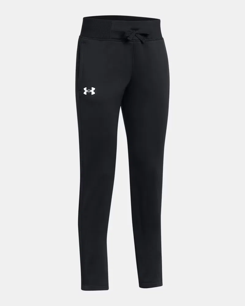 Брюки детские 69 см утепленные Armour Fleece UnderArmour, Black/White — фото 3