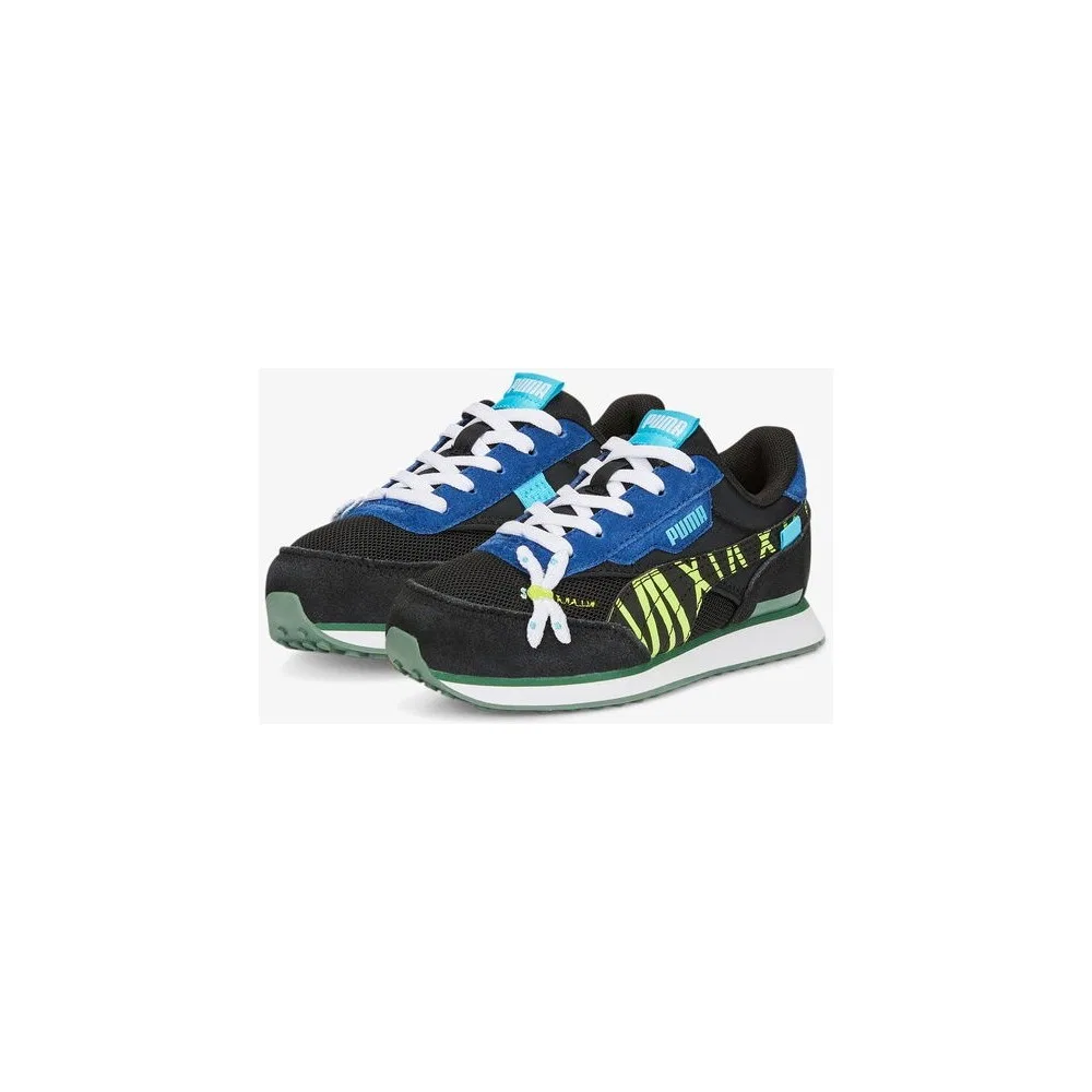 Детские кроссовки для мальчиков Puma Future Rider Small World Ps, Black — фото 2