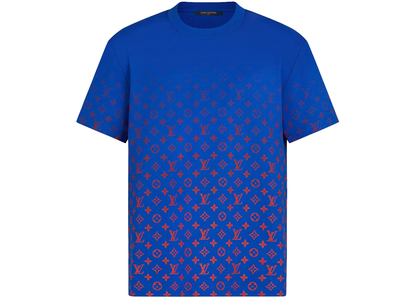 Мужская футболка с принтом Louis Vuitton, Blue/France
