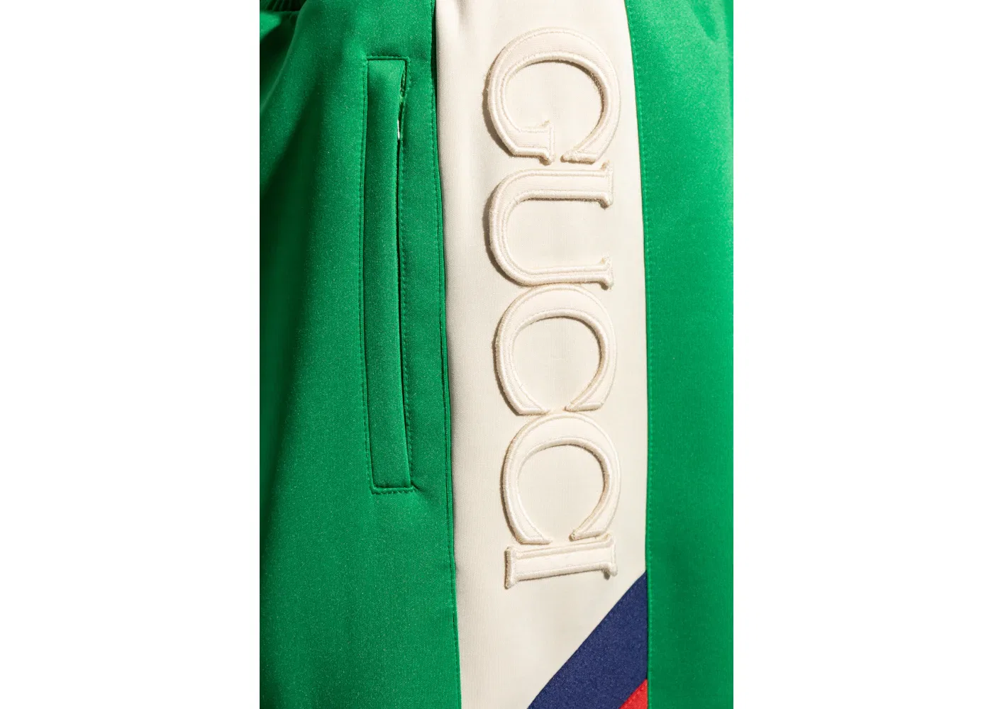 Мужские шорты с боковыми полосками Gucci, Green — фото 2