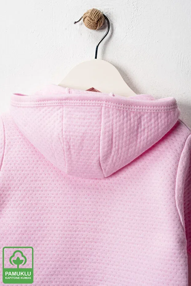 Детский кардиган с принтом Unisex Baby Bear Dude Miniel, Pink — фото 4