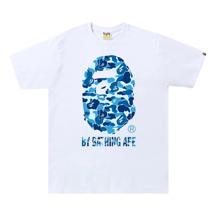 

Футболка BAPE ABC Camo By Bathing Ape Tee 'White/Blue', белый