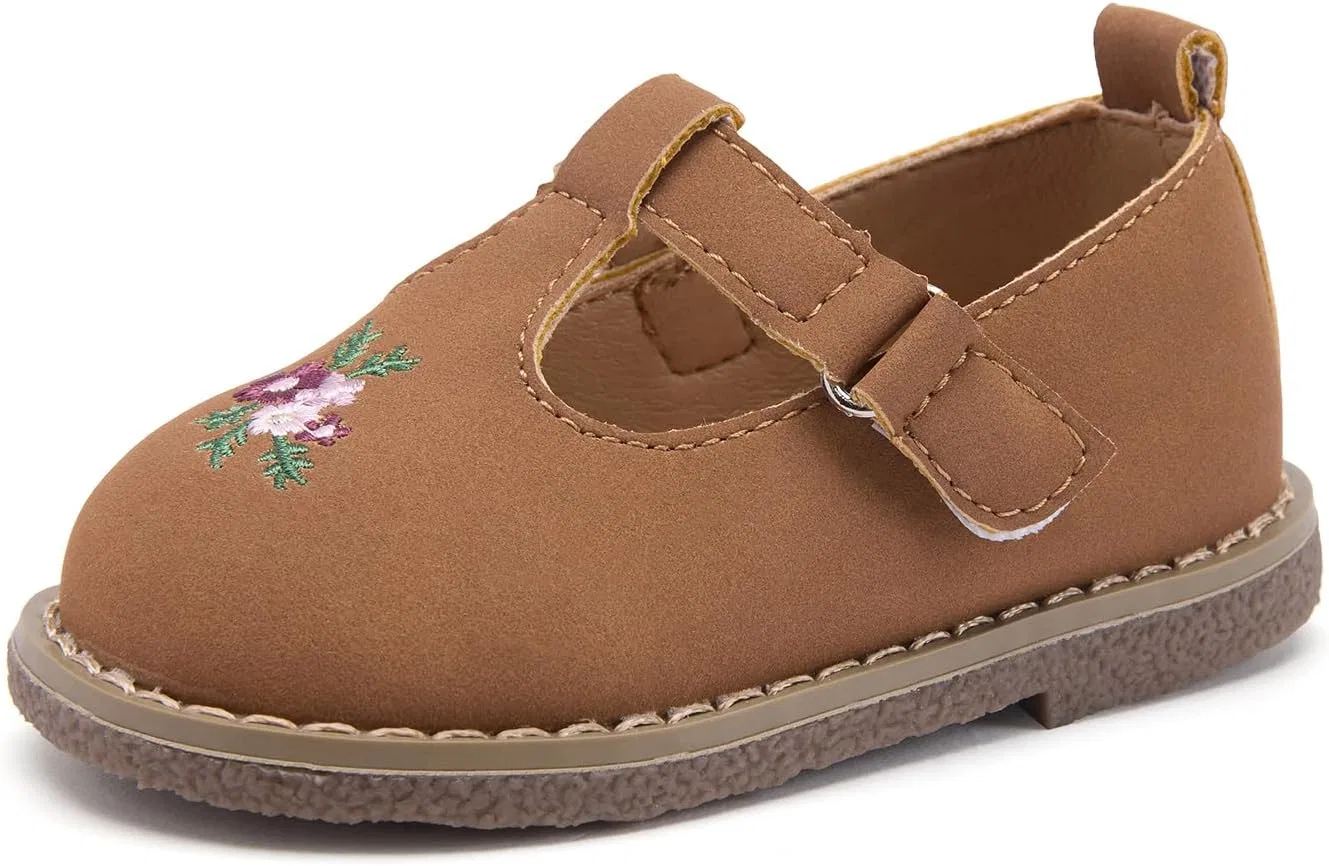 Детские туфли Мэри Джейн для девочек BMCiTYBM, Brown
