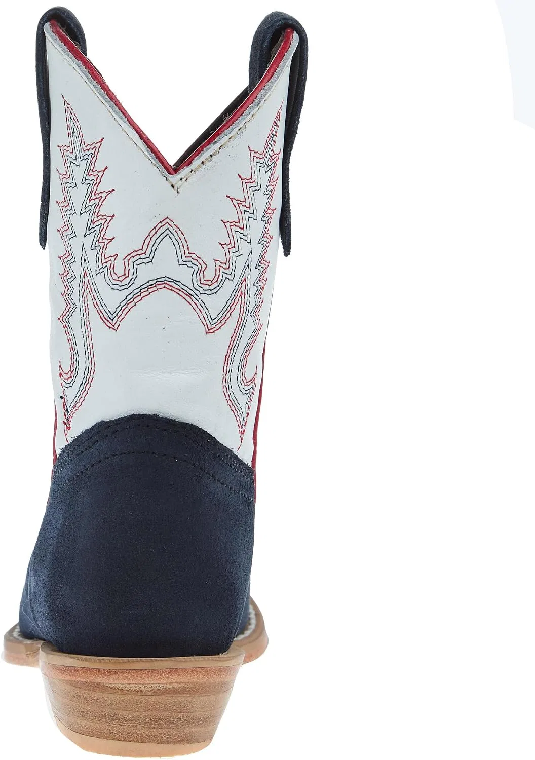 Детские ботинки для девочек с зимним белым голенищем R. Watson Boots, Navy — фото 3