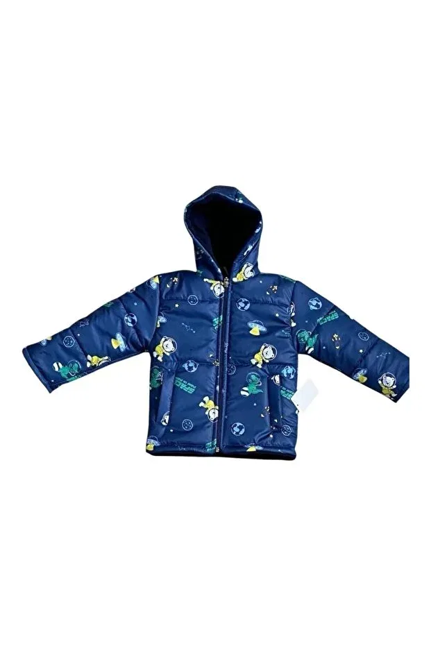 Детское пальто для девочек с принтом Else, Navy Blue