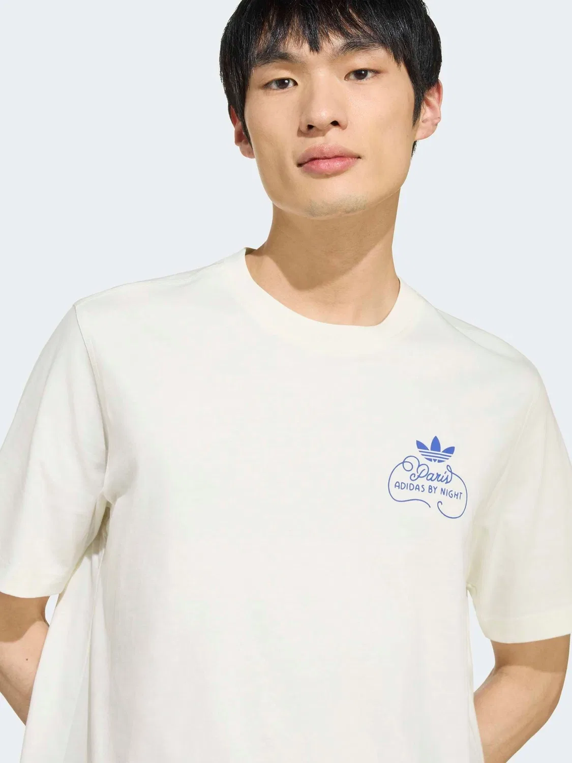 Футболка с графическим принтом Paris adidas Originals, белый — фото 4
