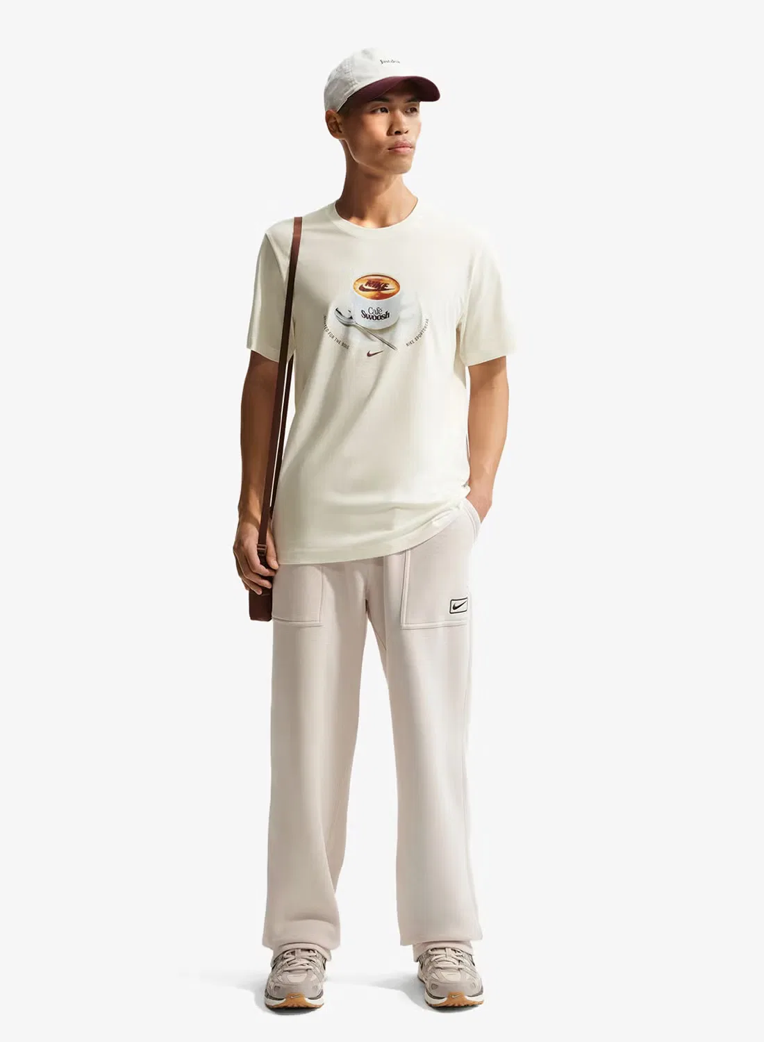 Футболка с принтом Swoosh Nike, парусный