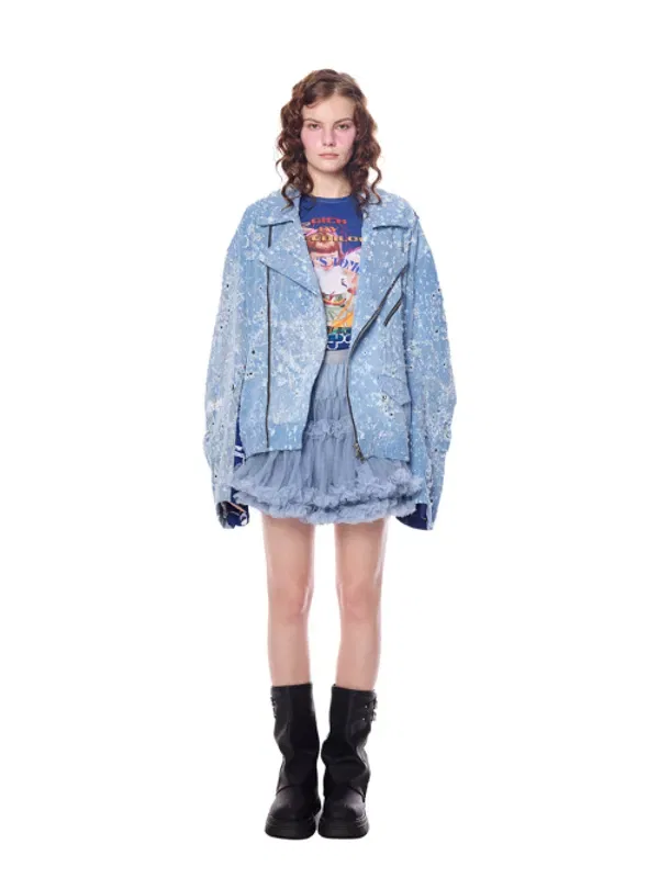 Куртка для малышей, повседневная, Yh baby baking rider jacket, Greedilous, деним
