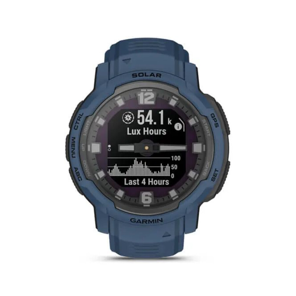 

Умные часы Garmin Instinct Crossover Solar Edition, 0.9", Bluetooth, синий