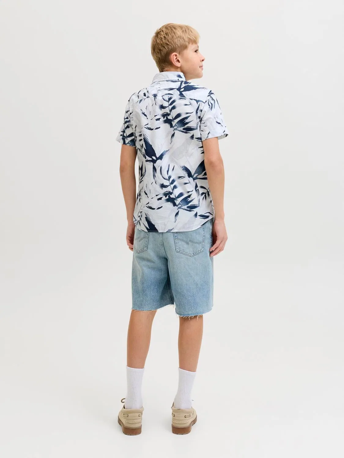 Плавки для мальчиков с принтом JACK & JONES JUNIOR, белый — фото 2
