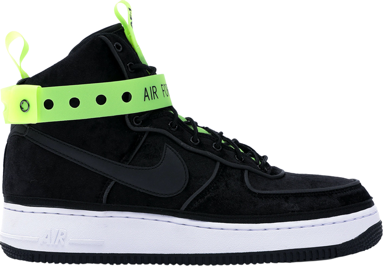 

Кроссовки Nike Magic Stick x Air Force 1 High 'Black Velour', черный