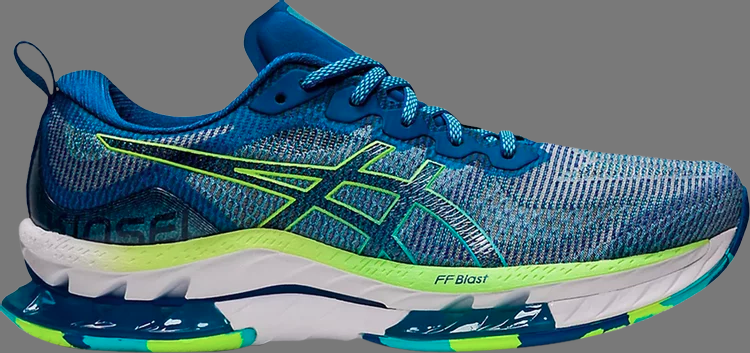 Кроссовки gel kinsei blast le 'lake drive hazard green' Asics, синий - фото