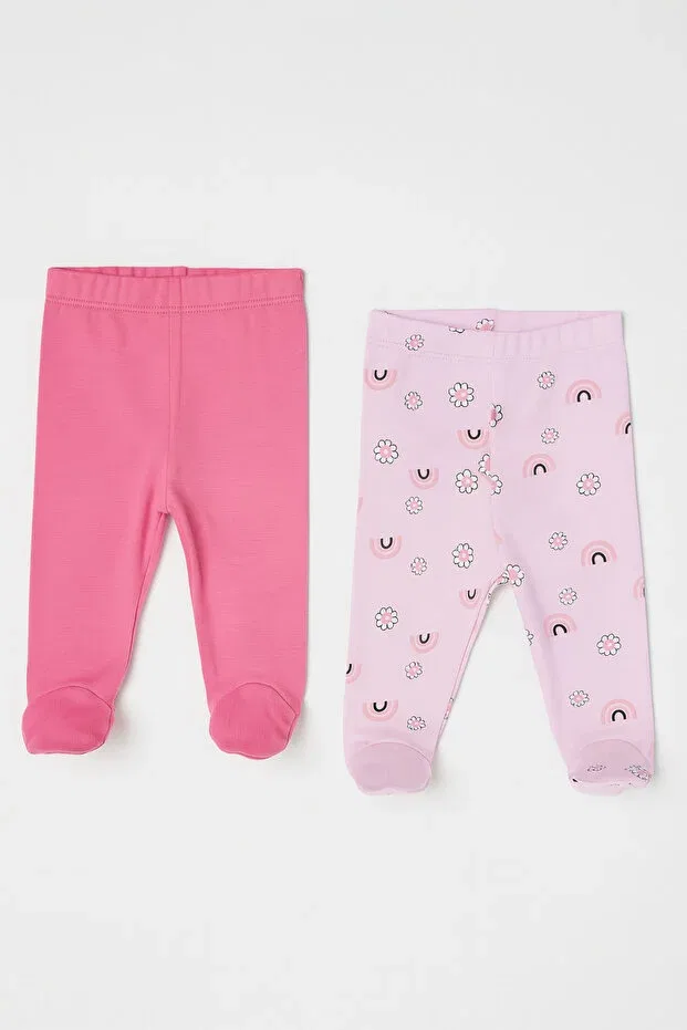 Детские брюки для девочек с принтом For My Baby, Pink