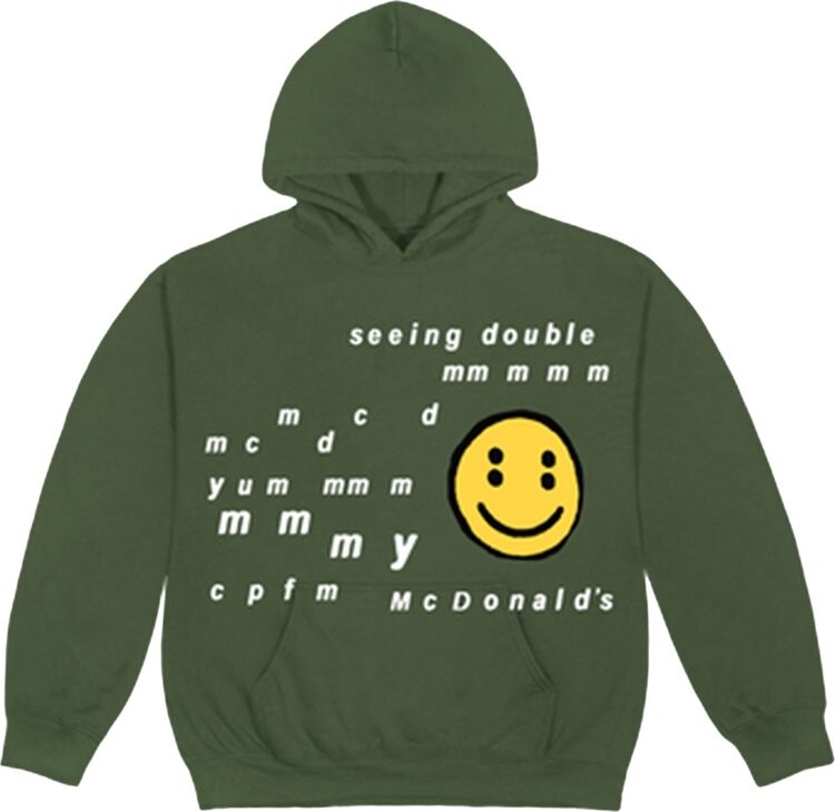 

Худи Cactus Plant Flea Market x McDonald's Seeing Double Hoodie 'Army', зеленый