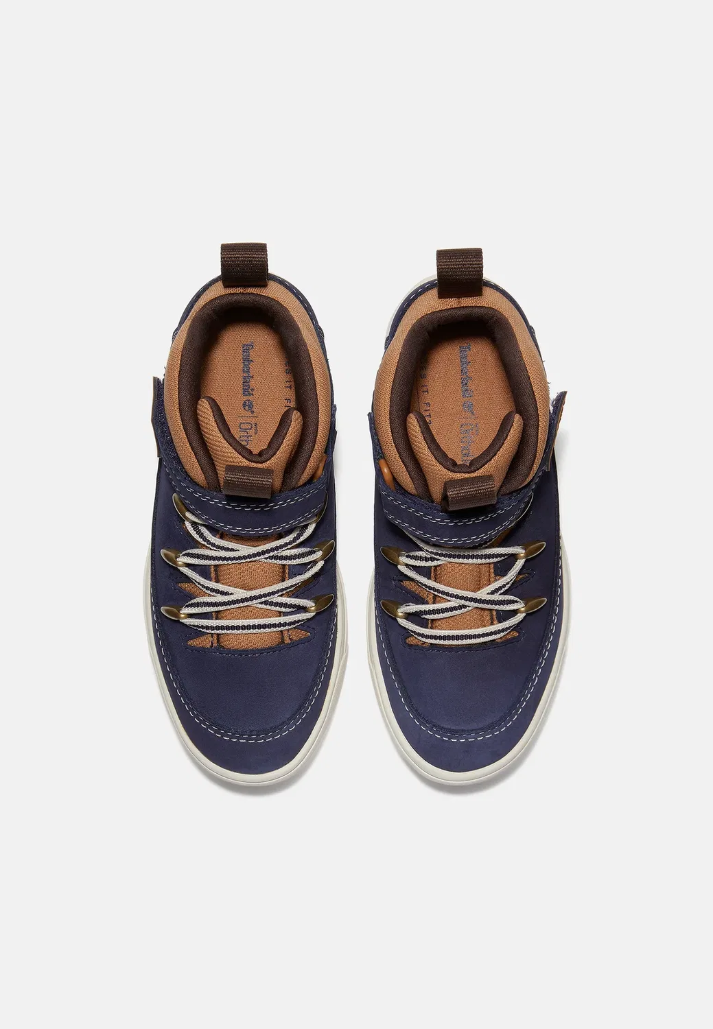 Кроссовки средней высоты на липучке Timberland, Dark Blue — фото 3