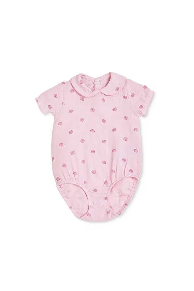 Детское боди для девочек с цветочным принтом Hellobaby Ebebek Hello Baby, Pink