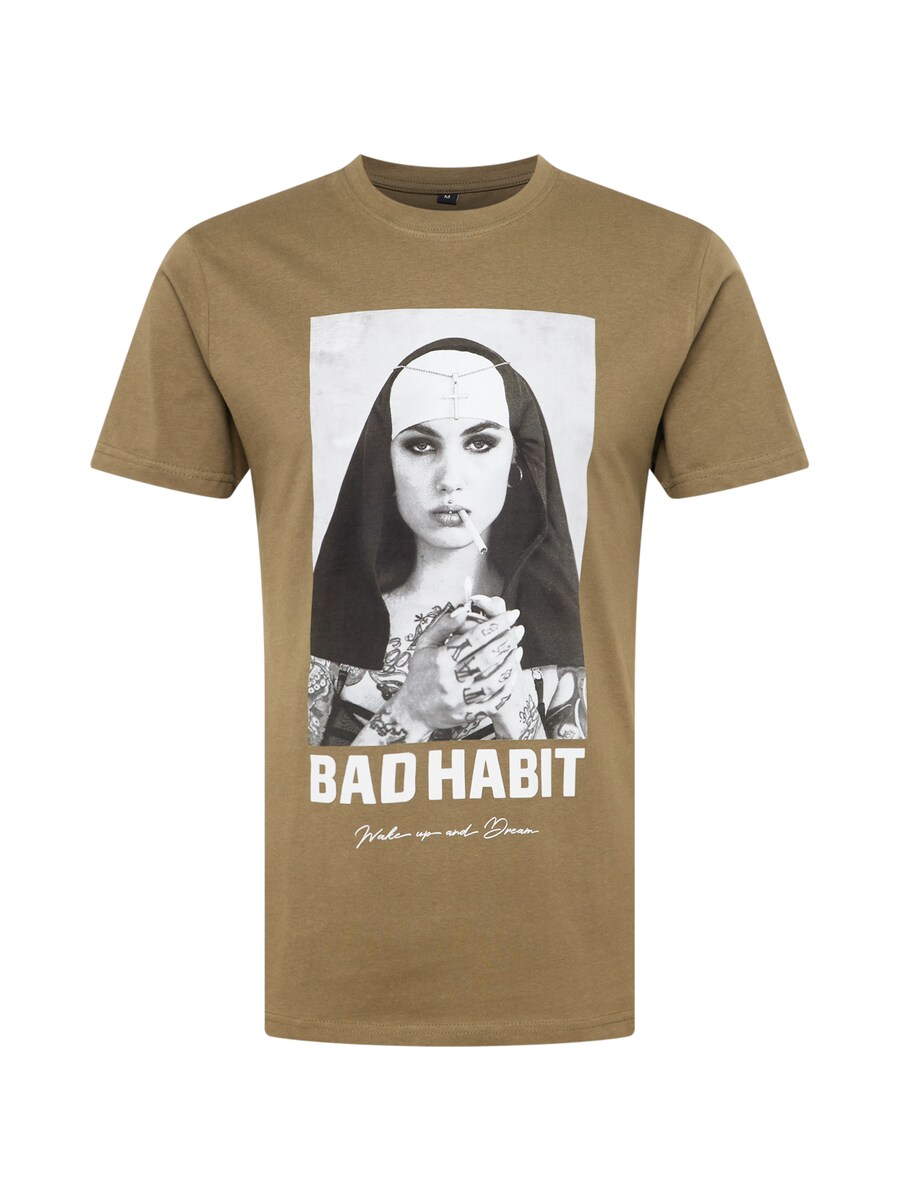 

Рубашка Mister Tee Bad Habit, оливковый
