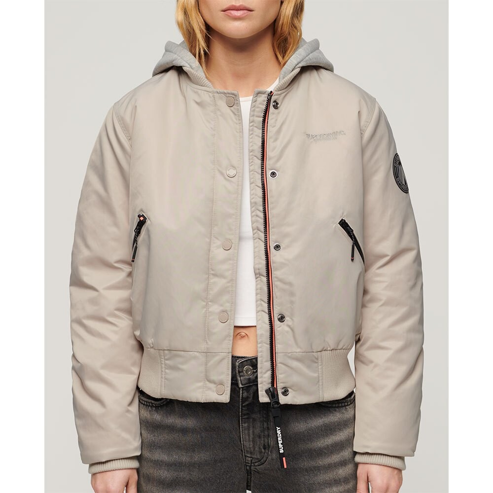 

Куртка Superdry W5011654A bomber, бежевый