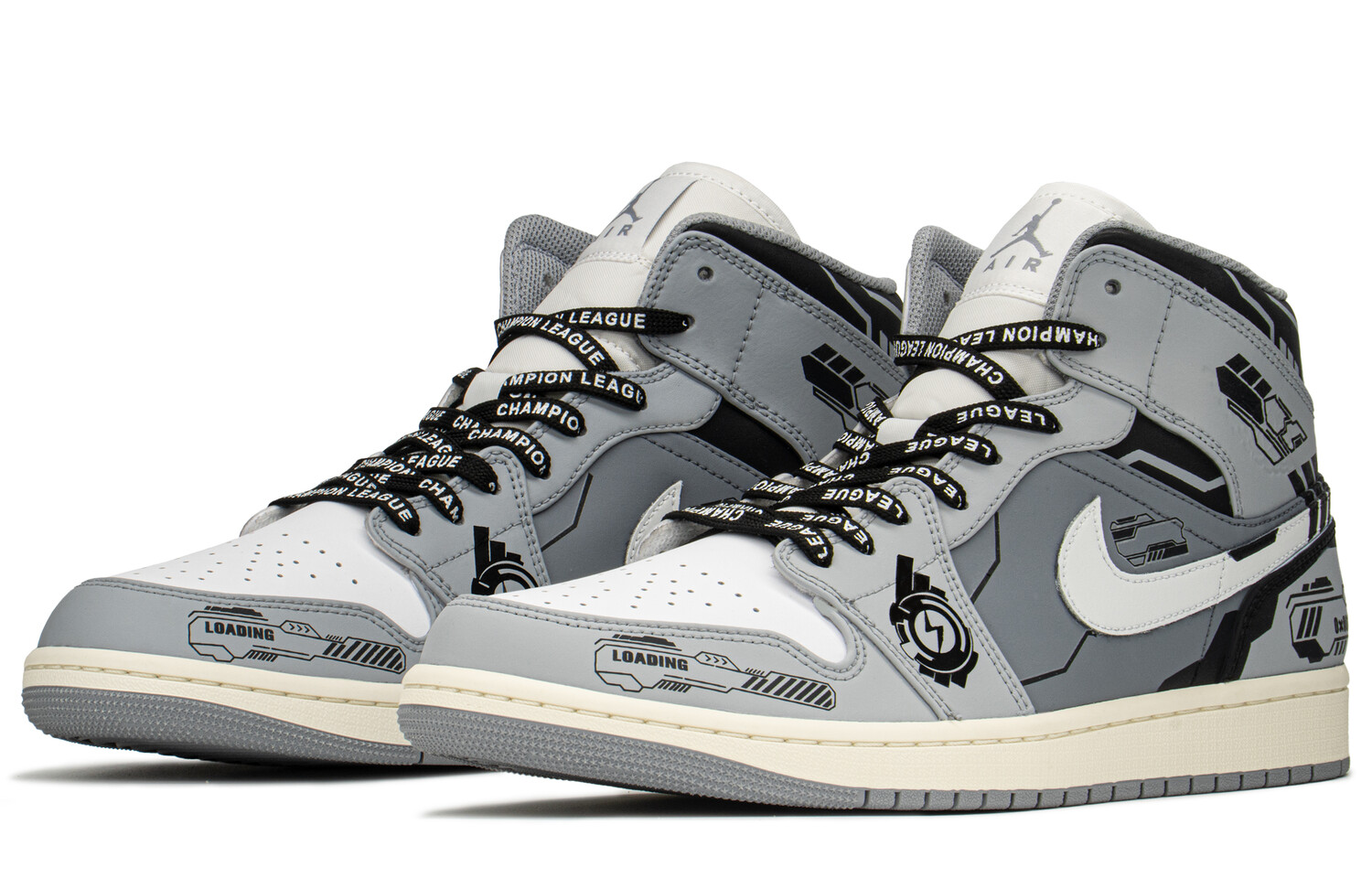 

Кроссовки Vintage Jordan Air Jordan 1, серый