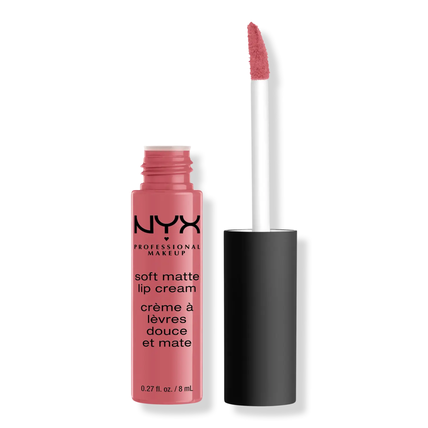 

Мягкая матовая кремовая жидкая помада NYX Professional Makeup, Cannes (matte muted mauve)