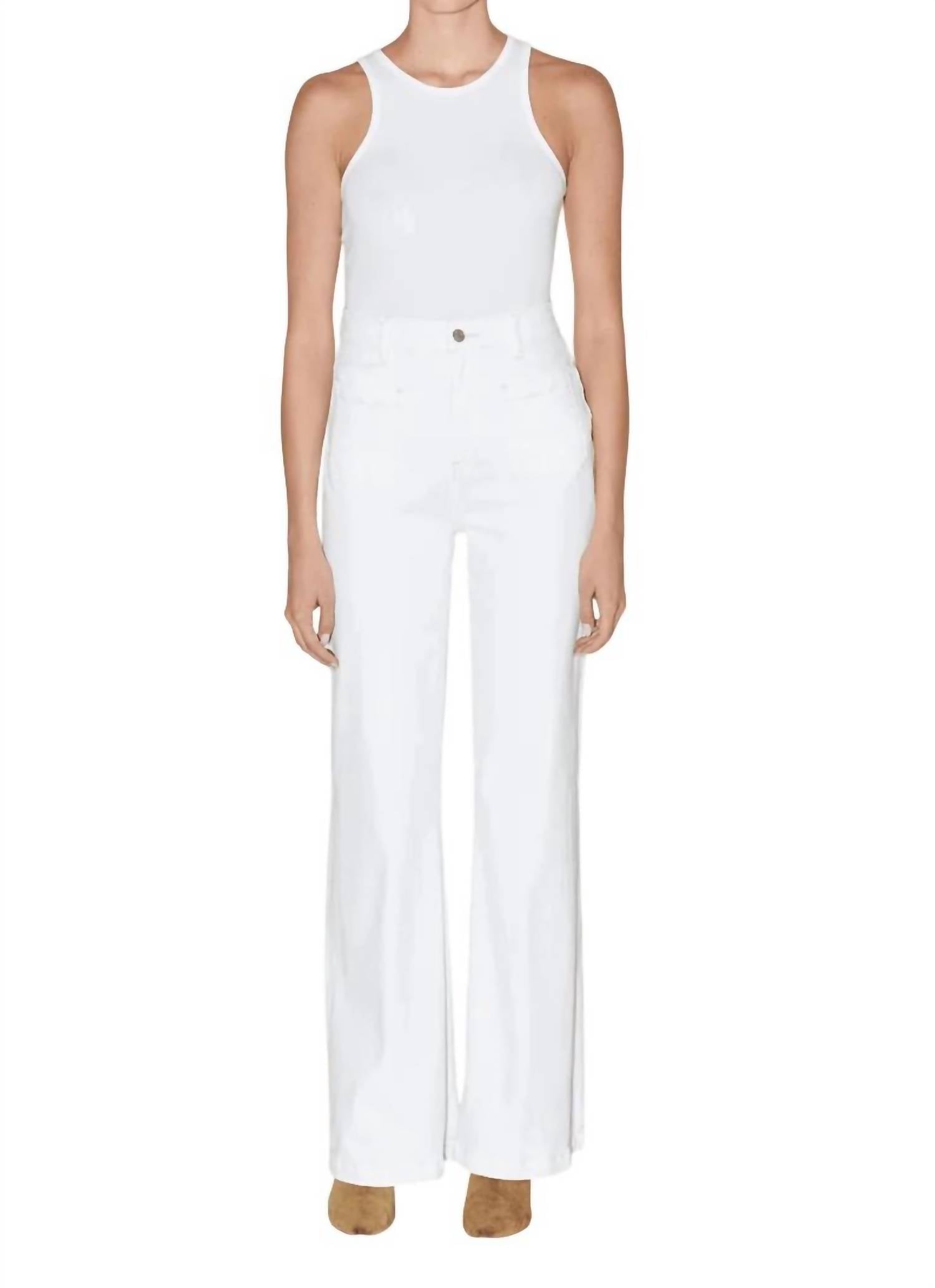 

Джинсы Virginia Wide Leg белого цвета Le Jean
