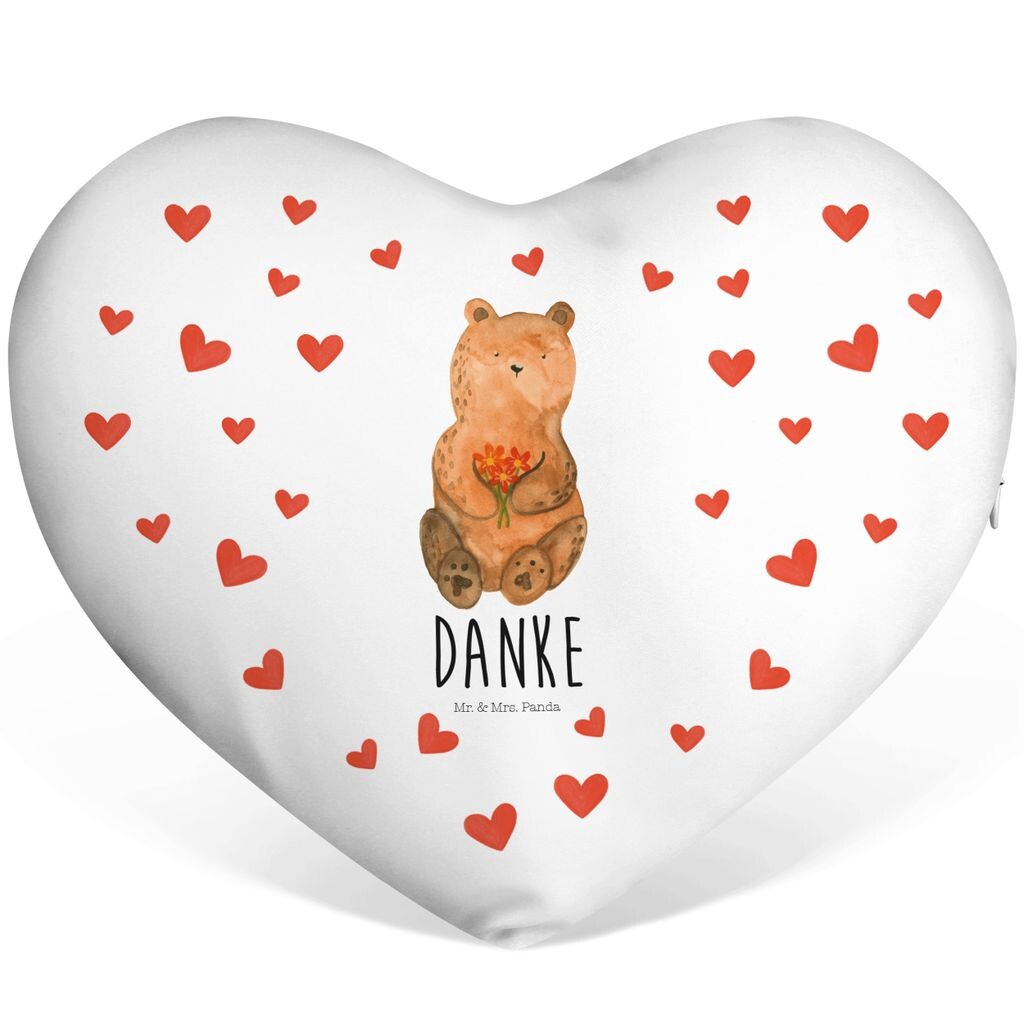 

Подушка «Мистер и миссис Панда» в форме сердца, мишка, благодарный, белый, подарок, в форме сердца, плюшевый мишка, спасибо, декоративная подушка, Тедди, цветы, спасибо Mr. & Mrs. Panda