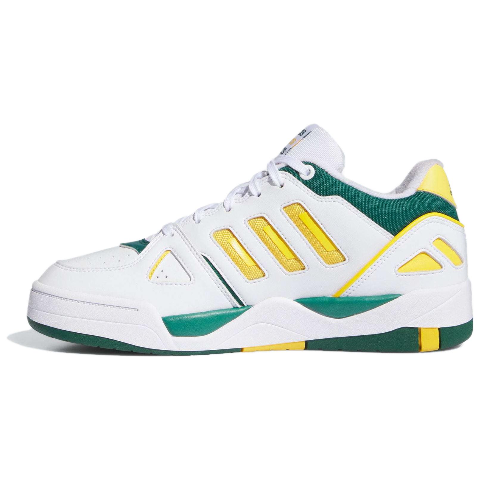 

Midcity Low 'White Collegiate Green Gold' Adidas, Белый/Зеленый/Солнечно-желтый