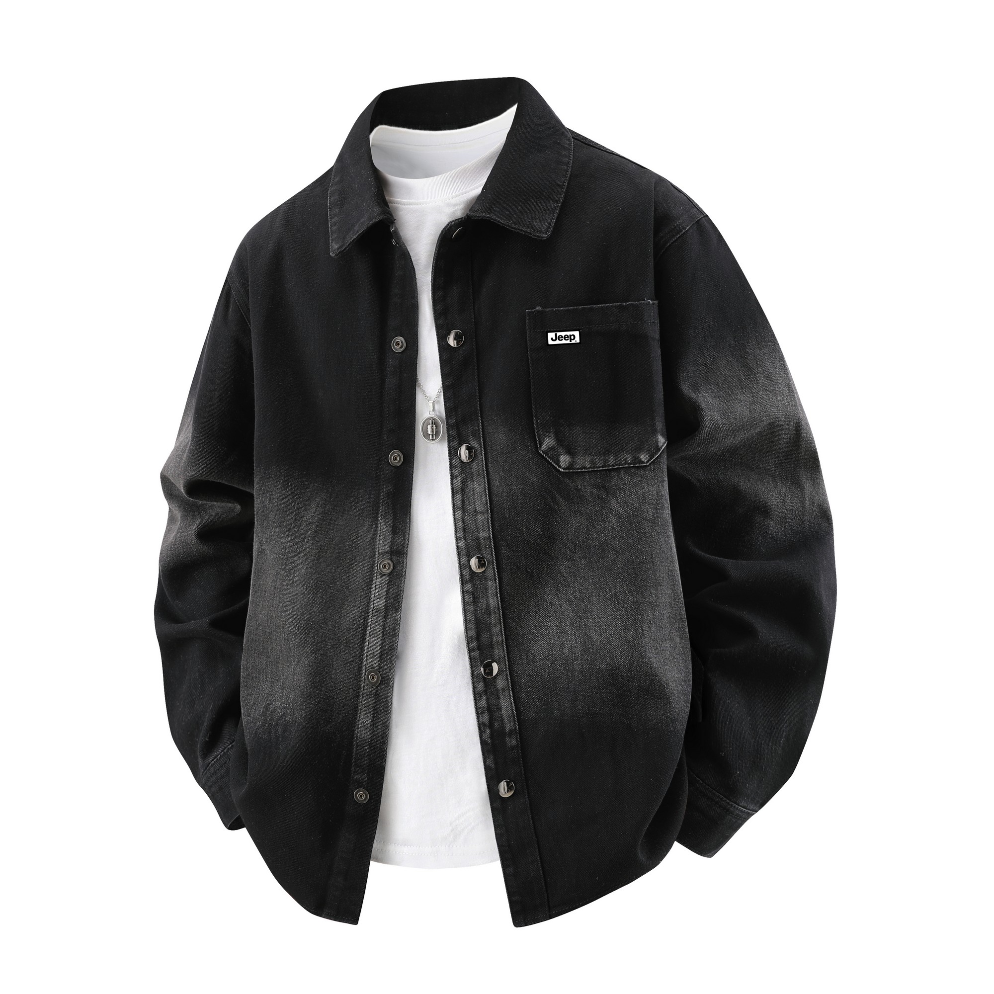 

Рубашка-пальто Leisure Collection Unisex Jeep, черный