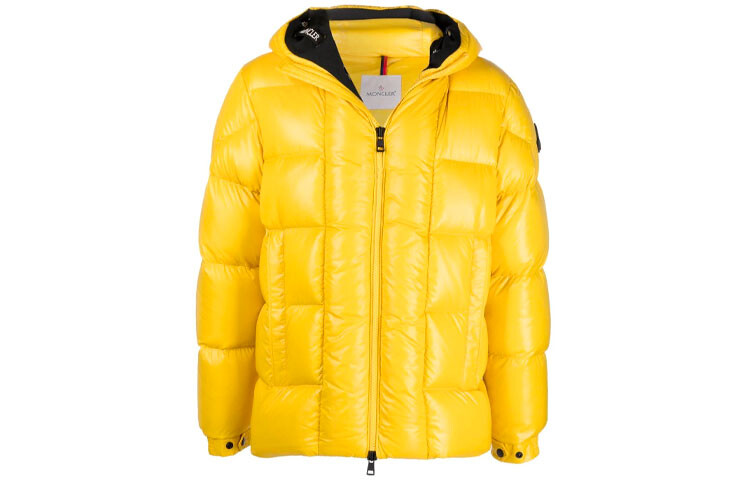 

Пуховик мужской желтый Moncler