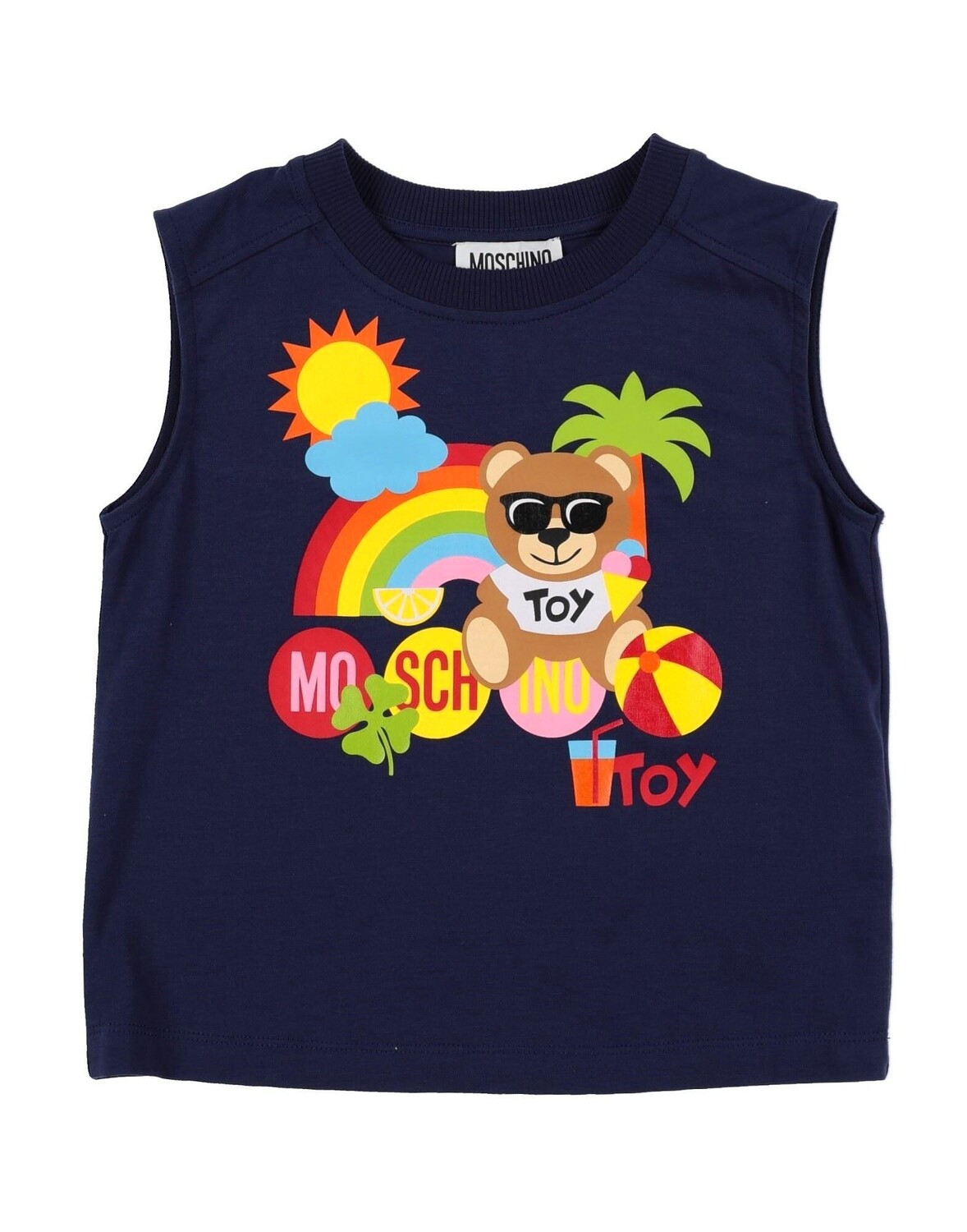 

Футболка Moschino Kid, синий