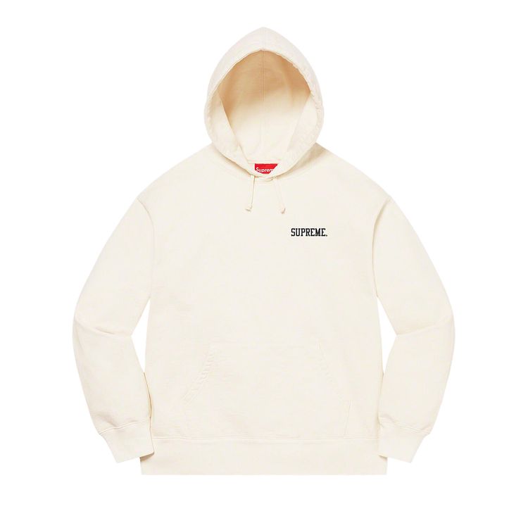 

Толстовка Supreme Ralph Steadman Skull Hooded Sweatshirt Natural, кремовый