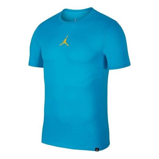 

Футболка Air Jordan Iconic Quick-dry Training Sports Male Blue, синий