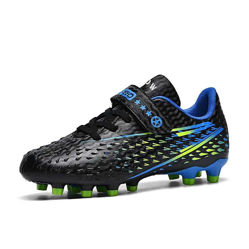 

Детские футбольные бутсы с амортизацией ударов и износостойкостью, низкие D&W, черный