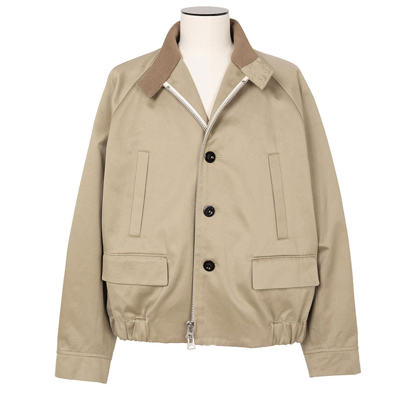 

Пиджак чинос с эластичным низом Sacai, светлый umber
