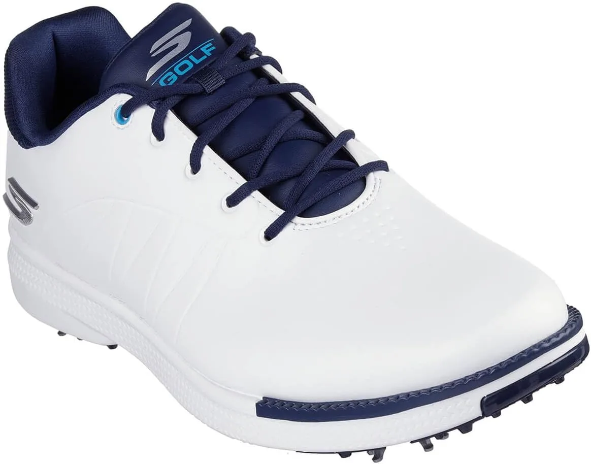 Мужские водонепроницаемые легкие кроссовки для гольфа Skechers Tempo без шипов, белый