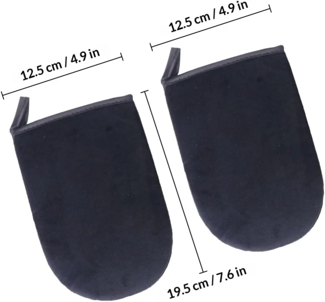 Перчатки для автозагара 2 шт. AMUSLESUR черные — фото 2