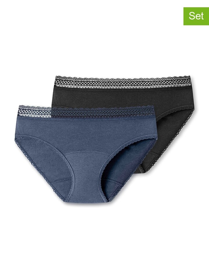 

Трусы Schiesser, цвет blau/schwarz