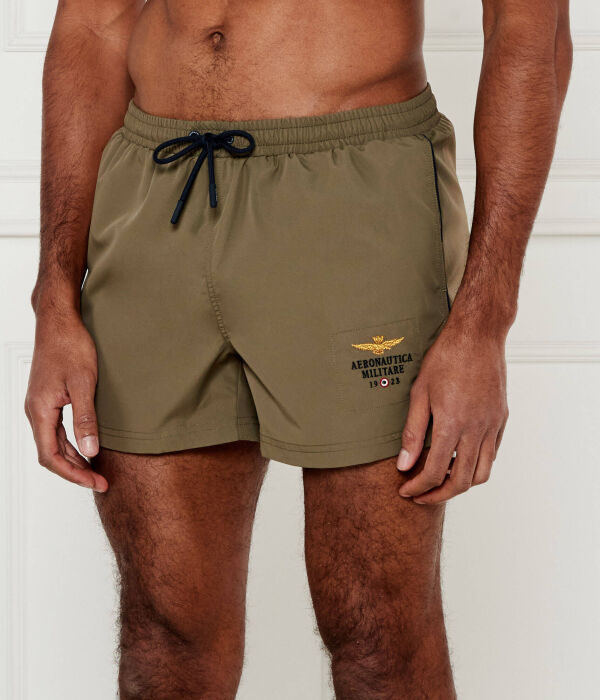 

Шорты для плавания Regular fit Aeronautica Militare, серый