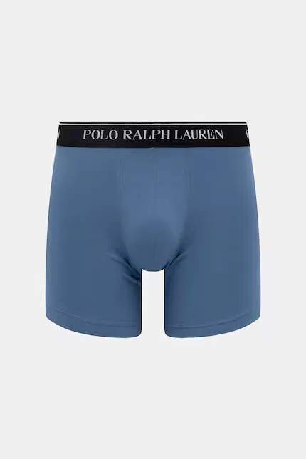 Боксеры хлопковые с эластаном 3 шт Polo Ralph Lauren, черный — фото 4