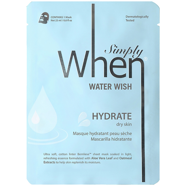 

Корейская увлажняющая маска для лица, 23 мл When Simply hydrate