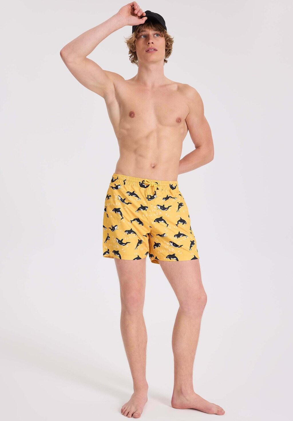 

Шорты для плавания Pattern WESTMARK LONDON, желто-черные aop
