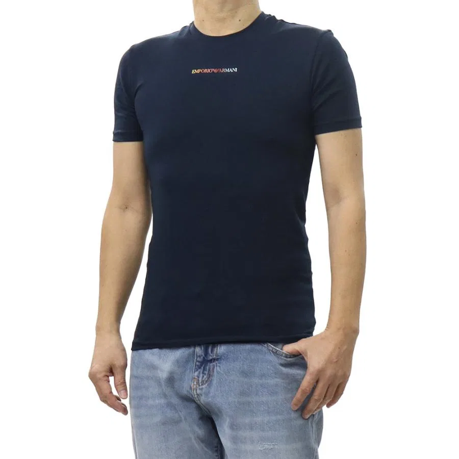 Футболка мужская SS26 EMPORIO ARMANI, Dark Blue — фото 4