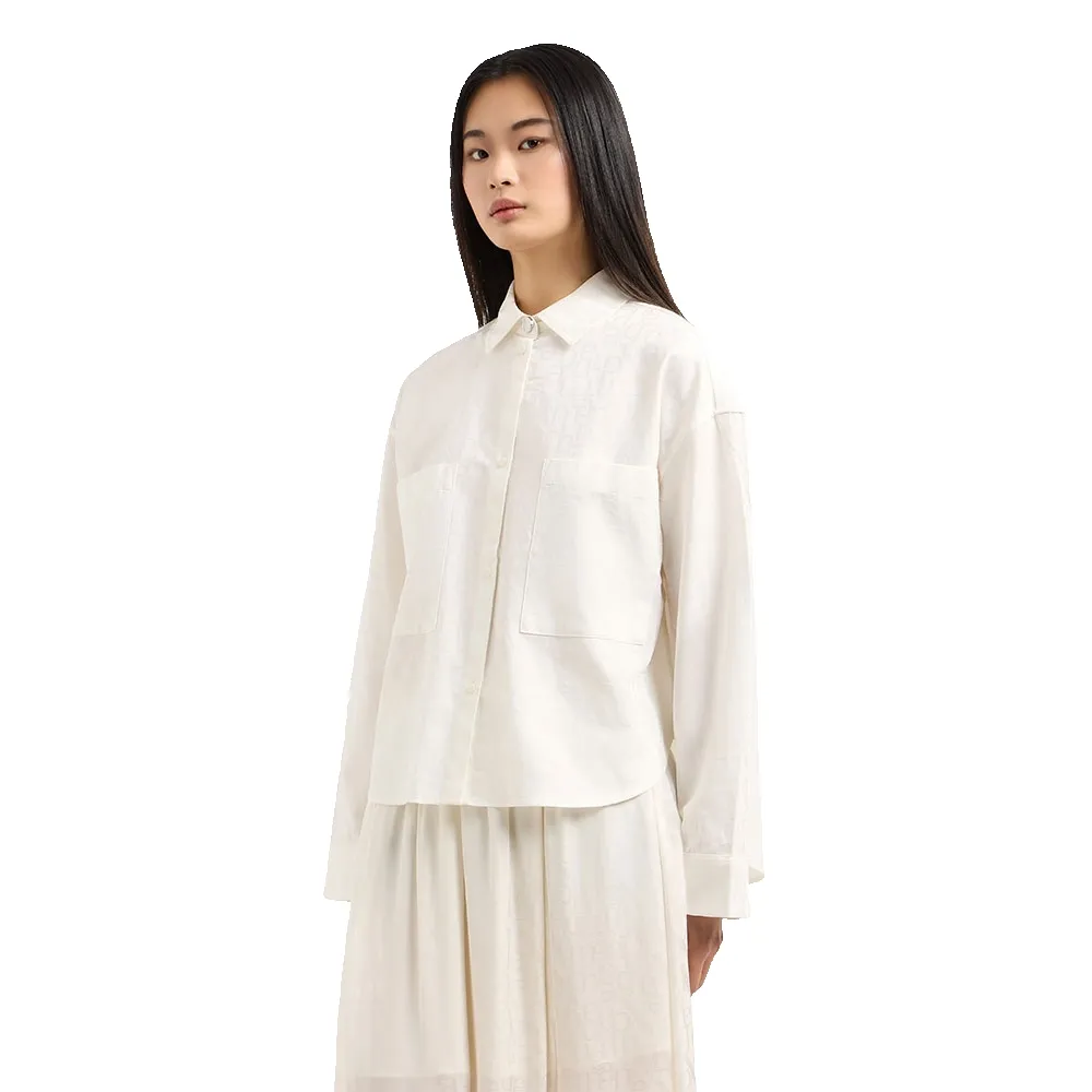 

Рубашка с длинным рукавом Armani Exchange XW000097_AF10820, белый