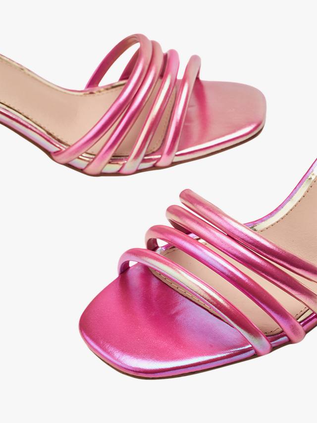 Босоножки Maybel на устойчивом каблуке с ремешками Moda in Pelle, Pink — фото 3