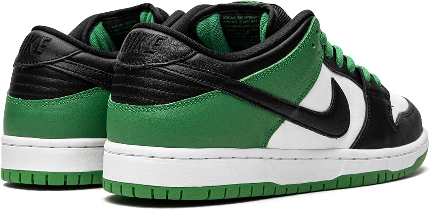 Мужские кроссовки для скейтборда Nike SB Dunk Low Pro, зеленый/черный/белый — фото 2